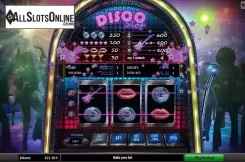 Win Screen. Disco Slot from GameScale