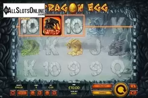 Win Screen . Dragon Egg from Tom Horn Gaming