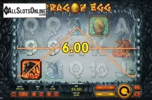 Win Screen 2. Dragon Egg from Tom Horn Gaming