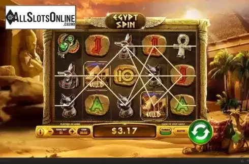 Win Screen 2. Egypt Spin from Skywind Group