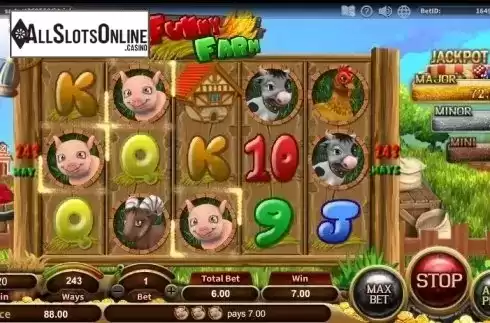 Win Screen. Funny Farm from SimplePlay