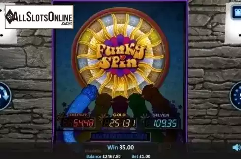 Win Screen 1. Funky Spin from Realistic