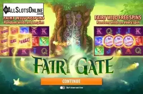 Screen 1. Fairy Gate from Quickspin