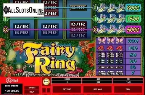 Screen3. Fairy Ring from Microgaming