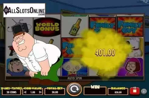 Screen6. Family Guy from IGT