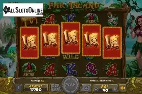 Bonus game 2. Far Island from X Card