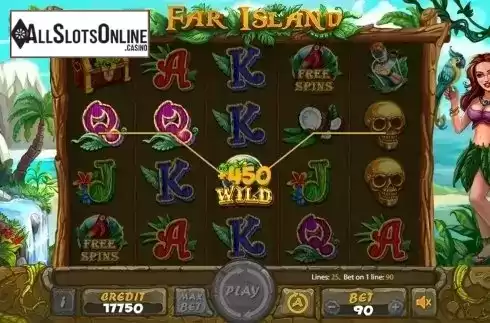Game workflow 3. Far Island from X Card