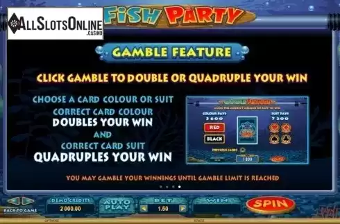Screen5. Fish Party from Microgaming