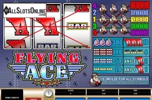 Screen3. Flying Ace from Microgaming