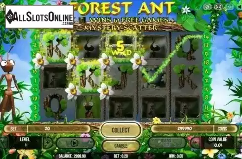 Wild Win screen. Forest Ant from Fugaso