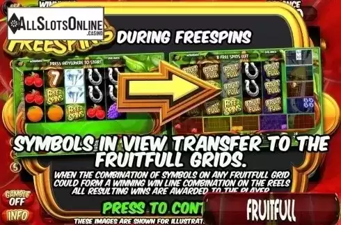 Free Spins 1. Fruit-Full from CR Games