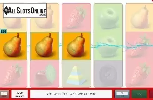 Win Screen. Fruit Heat from InBet Games