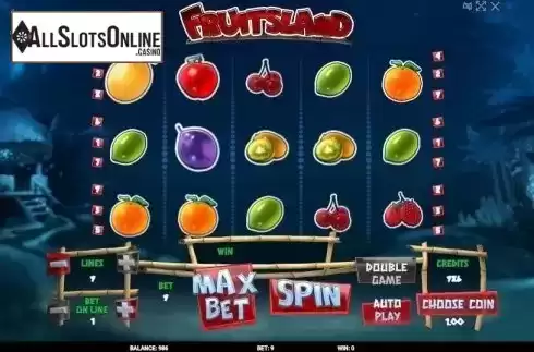 Reel screen. FruitsLand from Evoplay Entertainment