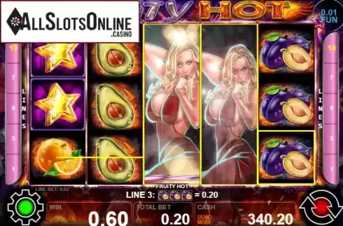 Win screen 1. Fruity Hot from Casino Technology