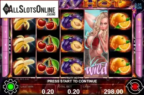 Win screen 3. Fruity Hot from Casino Technology