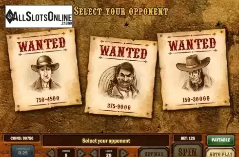Bonus game. Gunslinger (Play'n Go) from Play'n Go