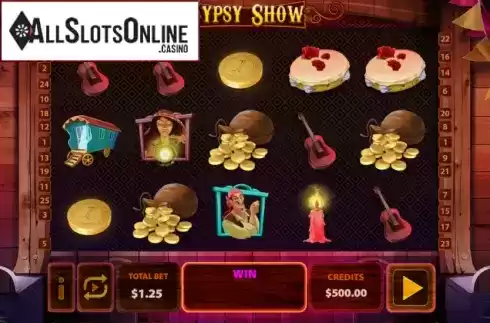 Reel Screen. Gypsy Show from MultiSlot