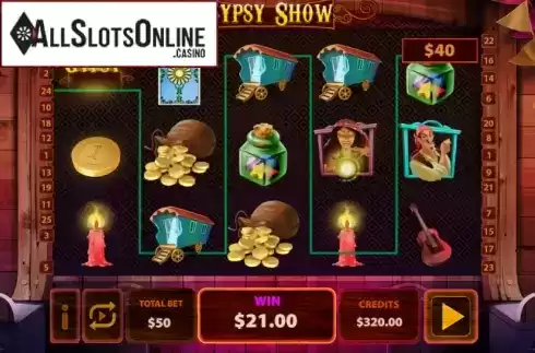 Win Screen 2. Gypsy Show from MultiSlot
