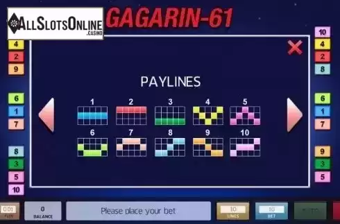 Lines. Gagarin 61 from InBet Games