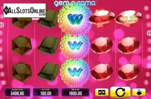 Win Screen. Gem-O-Rama from SYNOT