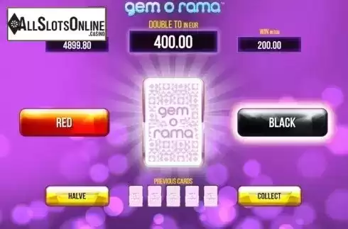 Gamble. Gem-O-Rama from SYNOT