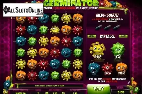 Screen3. Germinator from Microgaming