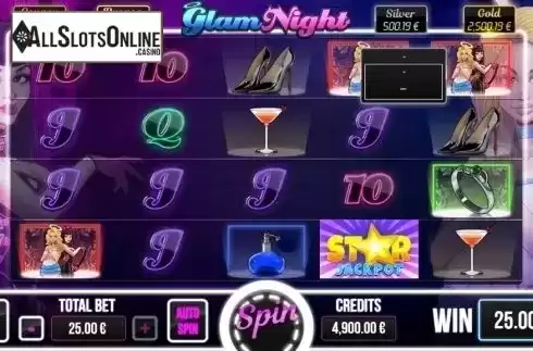 Win screen. Glam Night from GAMING1
