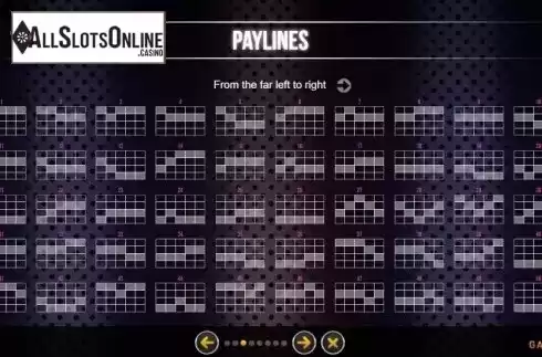 Paylines. Glam Night from GAMING1
