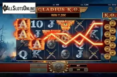 Win Screen 3. Gladius KO from Green Jade Games