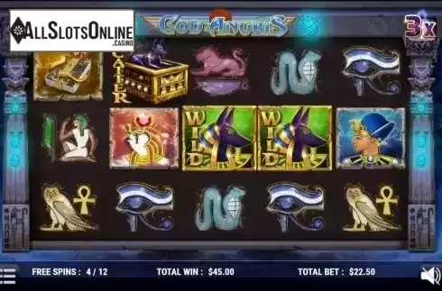 Free Spins 2. God Anubis from Slot Factory