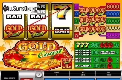 Screen3. Gold Coast from Microgaming