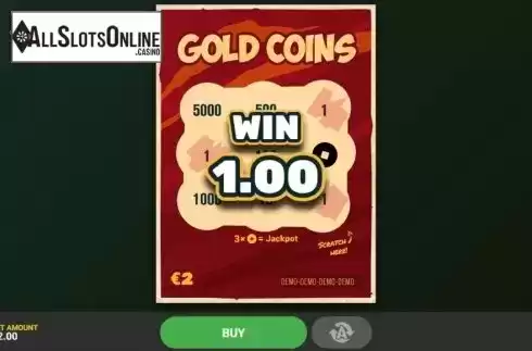 Win screen 1. Gold Coins from Hacksaw Gaming