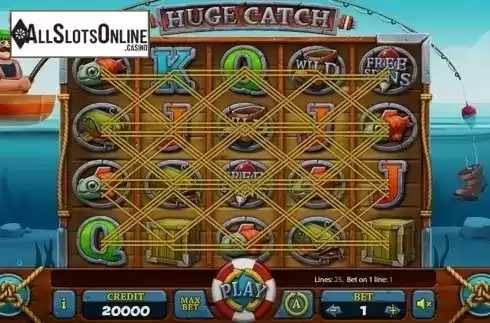 Reels screen. Huge Catch from X Card