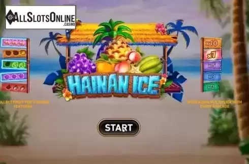 Start Screen. Hainan Ice from Rarestone Gaming