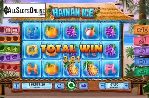 Win Screen 2. Hainan Ice from Rarestone Gaming