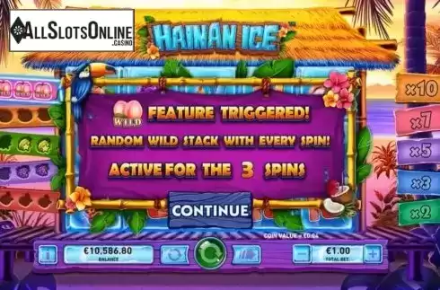 Free Spins 1. Hainan Ice from Rarestone Gaming