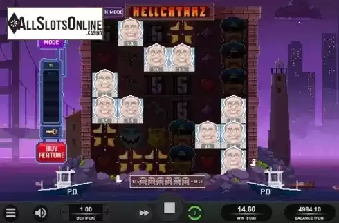 Win Screen. Hellcatraz from Relax Gaming