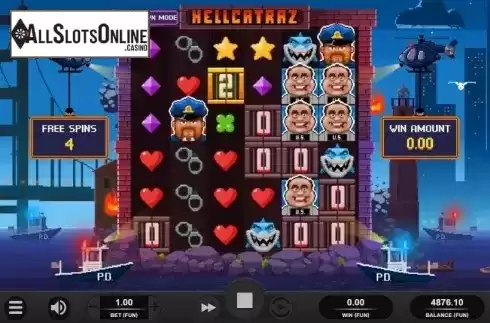 Free Spins 2. Hellcatraz from Relax Gaming
