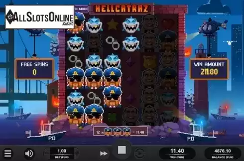 Free Spins 3. Hellcatraz from Relax Gaming