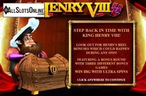 Screen 1. Henry VIII from Inspired Gaming