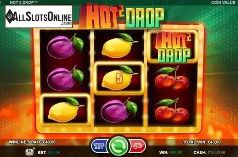Win screen 1. Hot 2 Drop from Betsson Group