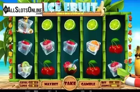 Win screen 2. Ice Fruits from BetConstruct