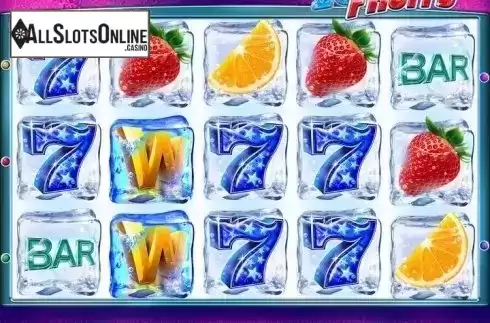 Reel Screen. Icy Fruits from Octavian Gaming