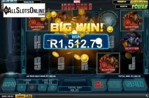 Big Win. Iron Man 3 from Playtech