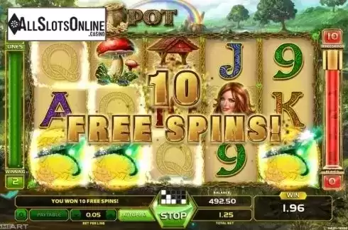 Free Spins. Jumpin Pot from GameArt