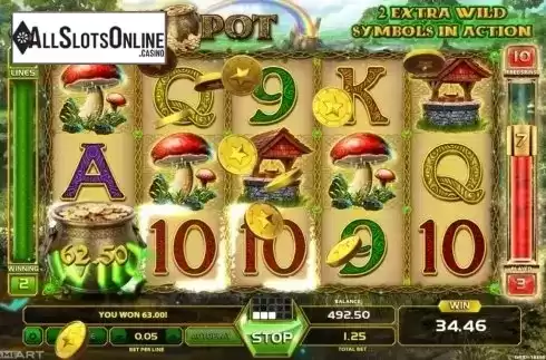 Free Spins. Jumpin Pot from GameArt