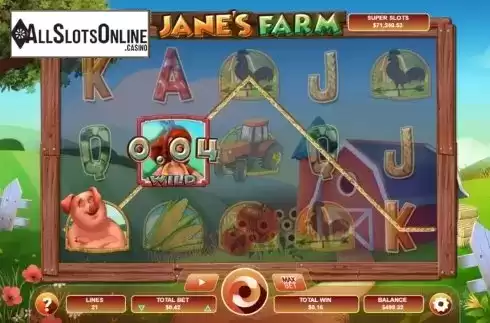 Win screen 1. Jane’s Farm from Arrows Edge