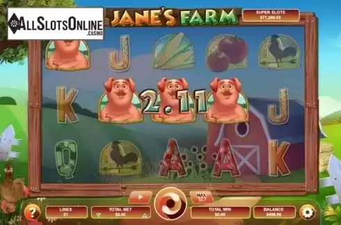 Win screen 2. Jane’s Farm from Arrows Edge