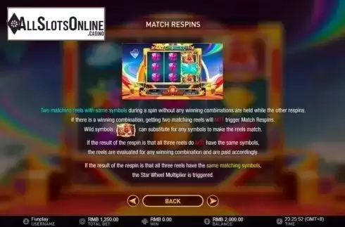 Match Respins. Jewel Land from GamePlay