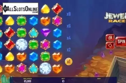 Game Workflow screen . Jewel Race from Golden Hero